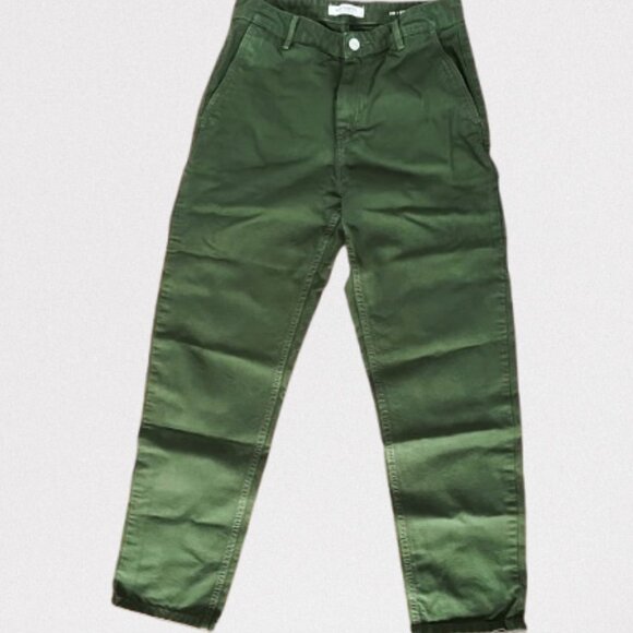 Carhartt WIP Pierce Pant in Green (Tarragon), size 26, Rinsed - Picture 7 of 8